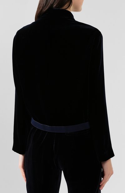 Жакет из смеси вискозы и шелка GIORGIO ARMANI, арт. 9WHGG0C4/T0024, фото 4