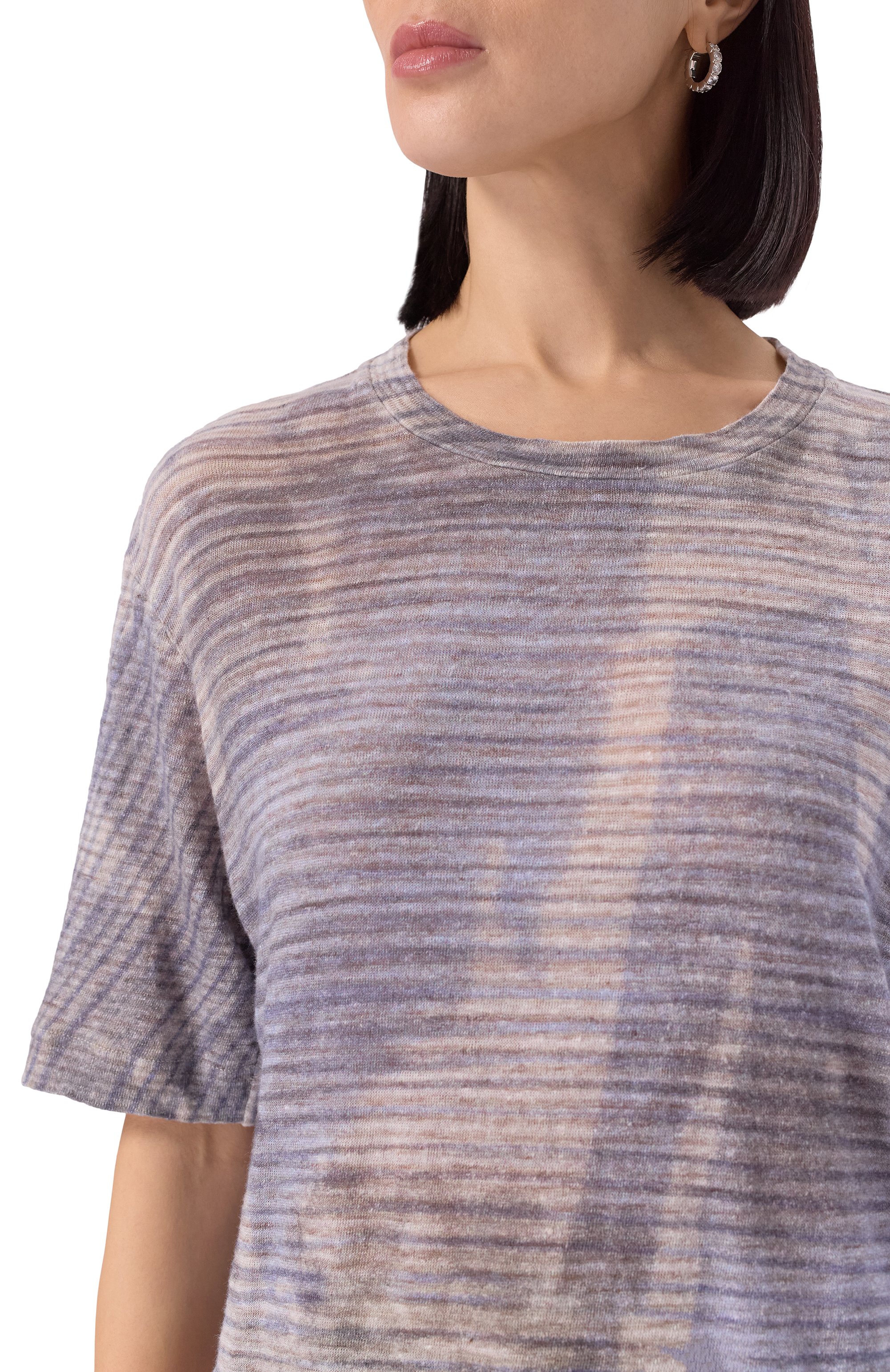 Льняная футболка GIORGIO ARMANI, арт. GW000957/AF15279, фото 5