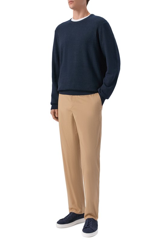 Хлопковые брюки Bogner 18018964 Бежевый  18018964 Фото 2