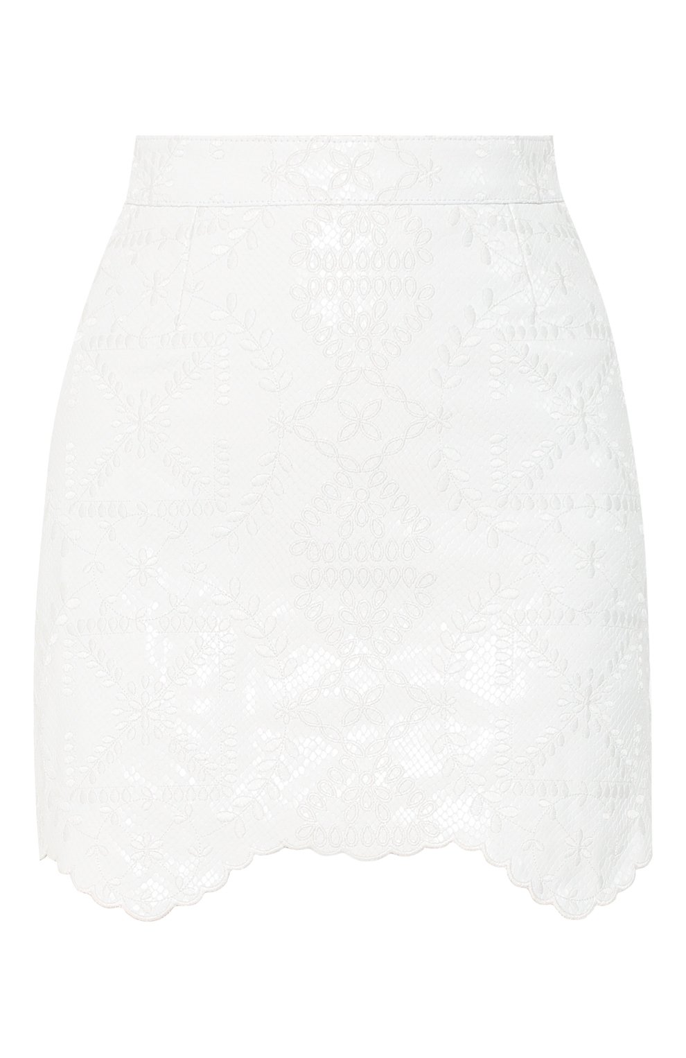 Кожаная  юбка OFF-WHITE, арт. 0WJC002S19D630510101, фото 1