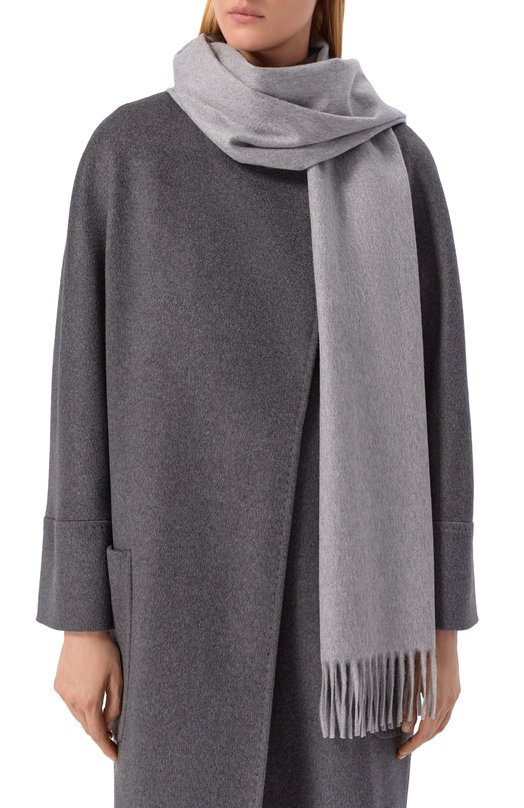Кашемировый шарф  MVST S4/28X190/5447-DV10 Серый  S4/28X190/5447-DV10 Фото 2