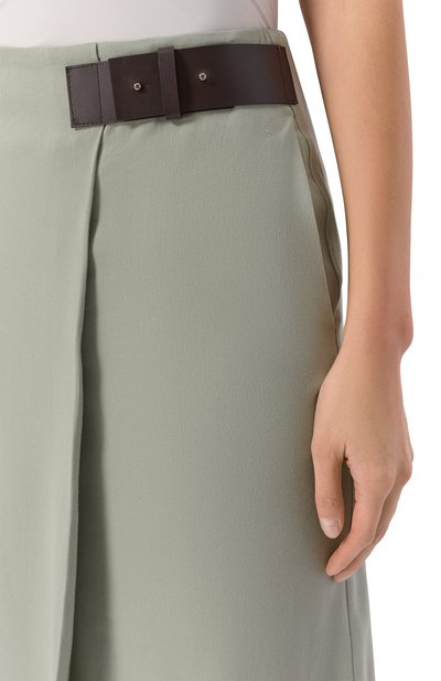 Юбка изо льна и вискозы LORENA ANTONIAZZI, арт. P2640G033A/3347, фото 5