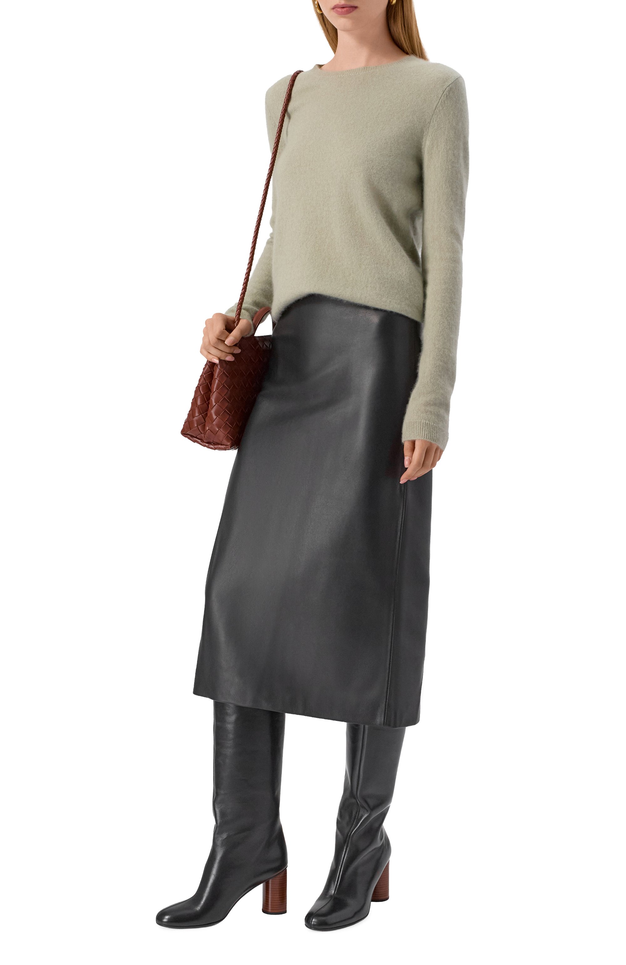 Кожаные сапоги CO, арт. 0723TRE-BLA, фото 3