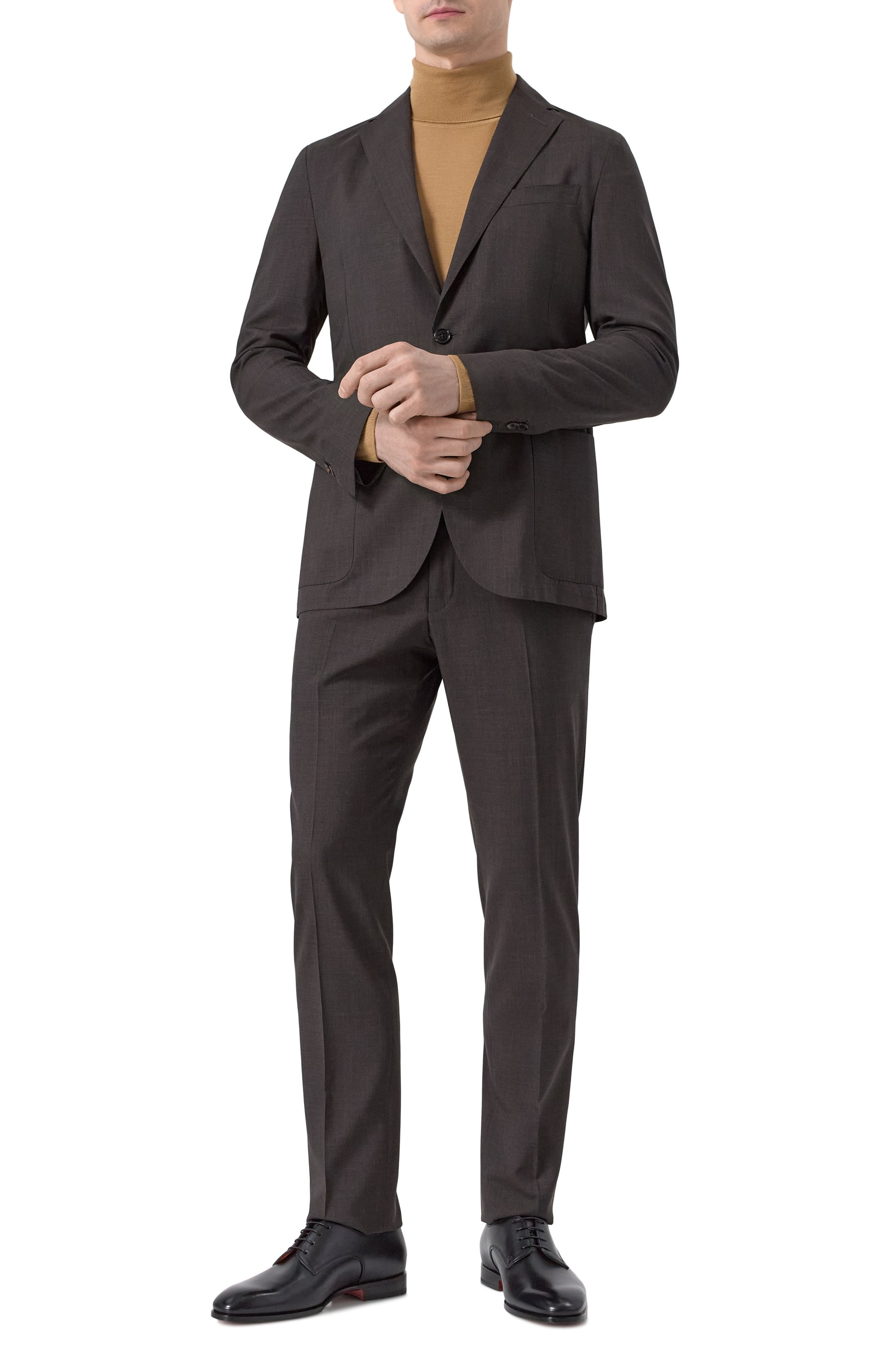 Кожаные дерби adrian SANTONI, арт. MCAG19026JC6BNTG, фото 2