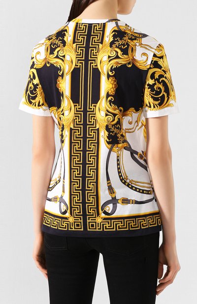 Хлопковая футболка VERSACE, арт. A85764/A233383, фото 4