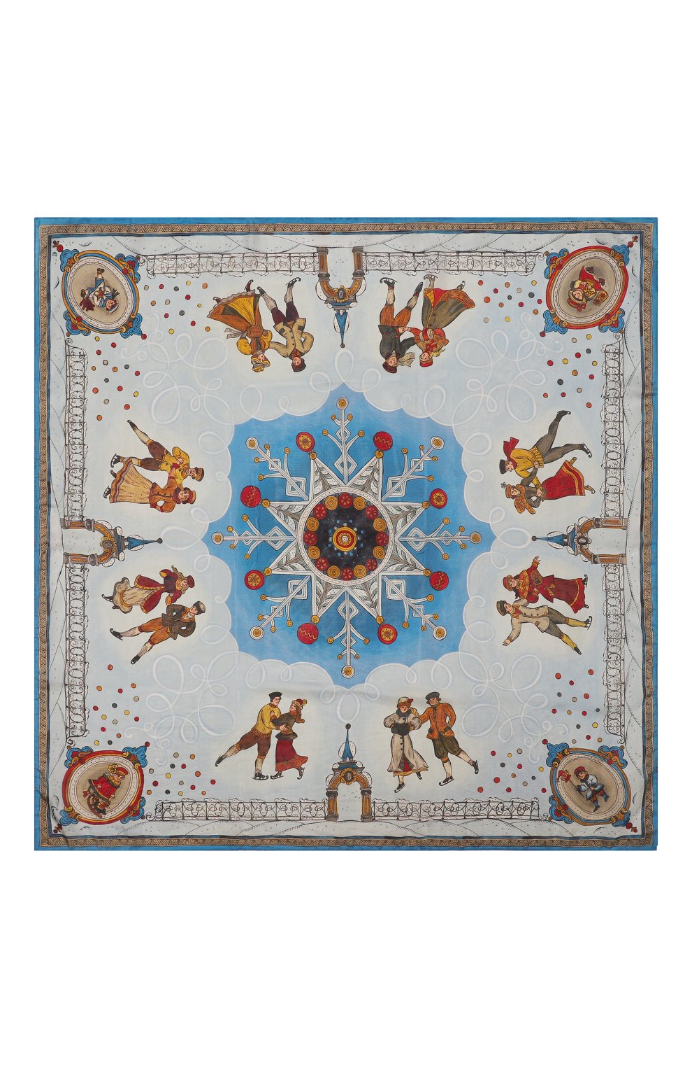 Шелковый платок на катке GOURJI, арт. T28SKATE7R/1, фото 4