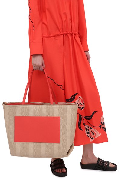 Сумка-тоут inside out LORO PIANA кораллового цвета по цене 319500 руб., арт. FAL6043, фото 2 Сумка-тоут inside out LORO PIANA, арт. FAL6043, фото 2