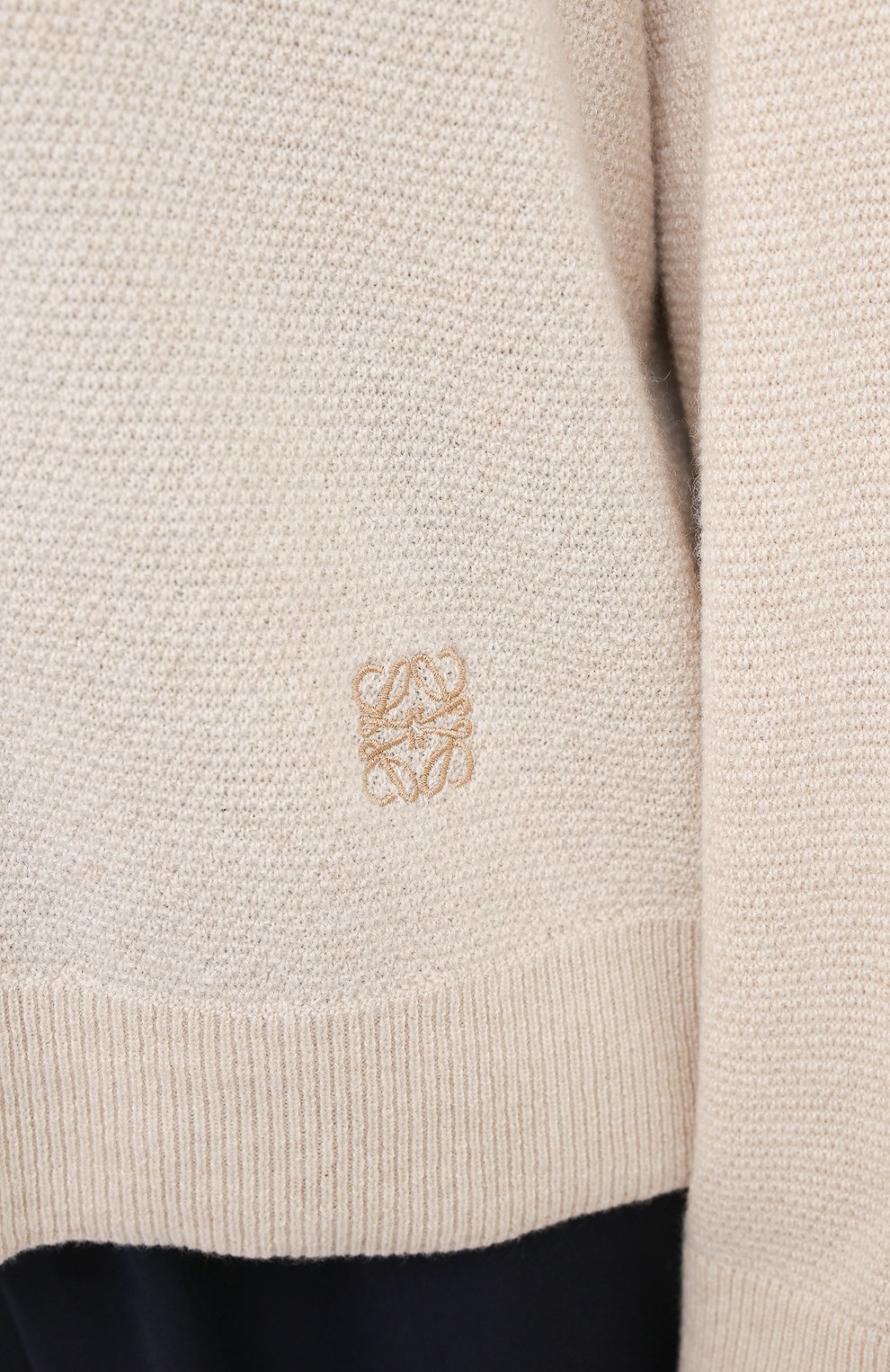 Кашемировый джемпер LOEWE бежевого цвета по цене 124500 руб., арт. S540Y14K49, фото 5 Кашемировый джемпер LOEWE, арт. S540Y14K49, фото 5