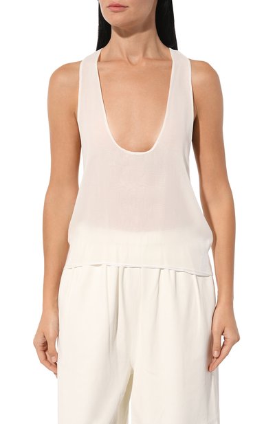 Шелковый топ SASUPHI, арт. W24400, фото 3