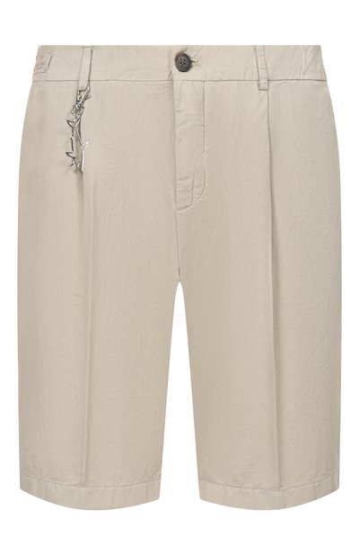 Мужские шорты из хлопка и льна PAUL&SHARK, арт. 25414034