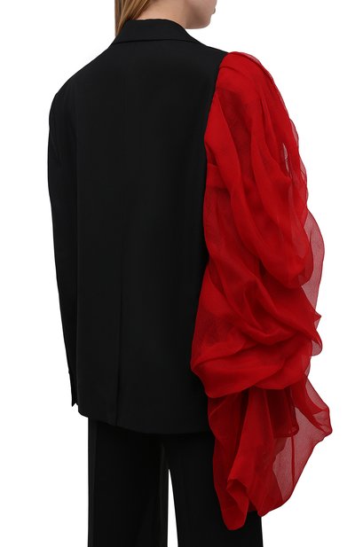 Жакет из шелка и шерсти DRIES VAN NOTEN, арт. 212-010420-3183, фото 4