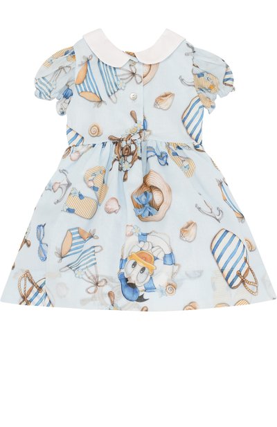 Хлопковое платье с принтом MONNALISA, арт. 311912, фото 2