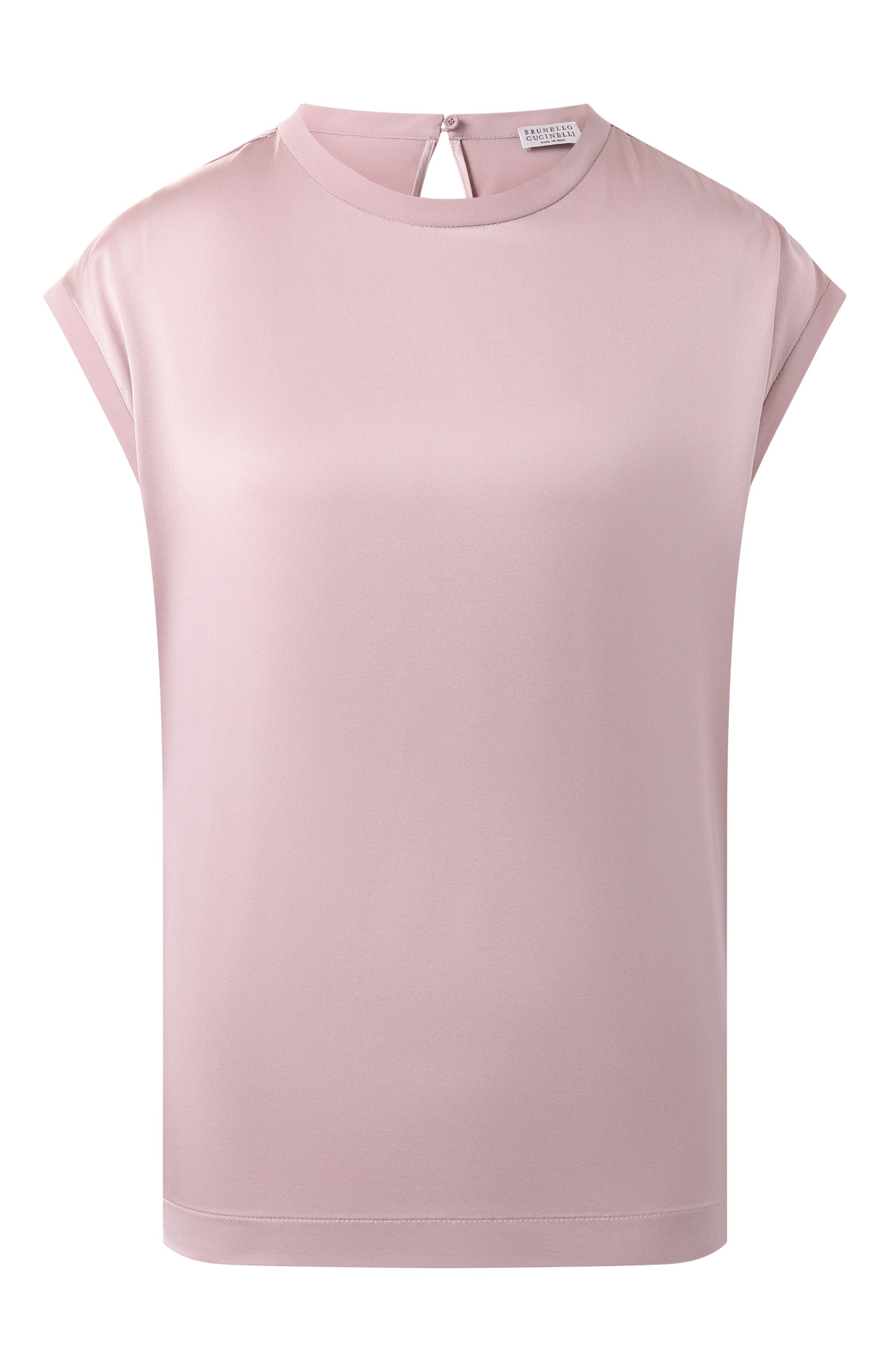 Атласный топ BRUNELLO CUCINELLI, арт. MPC59EH500, фото 1