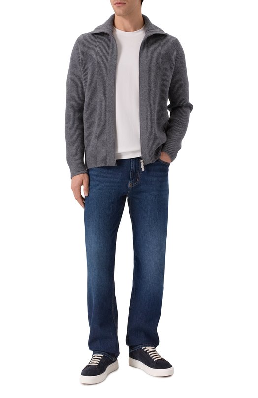 Шерстяной кардиган Gran Sasso 23112/25075 Серый  23112/25075 Фото 2