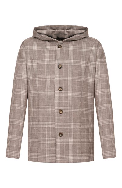 Мужская шерстяная рубашка KITON, арт. UMCLUCAK0624E05