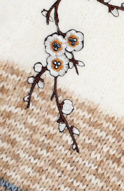 Вязаный свитер с цветочной вышивкой TWINSET, арт. GA73FA/4A-10A, фото 3