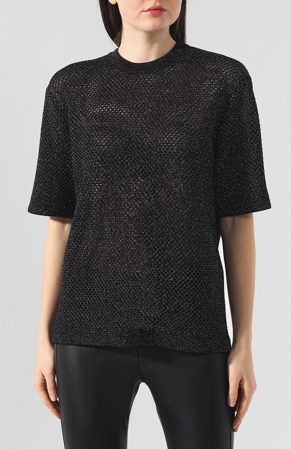 Пуловер из смеси хлопка и вискозы GIVENCHY, арт. BW905H4Z3T, фото 3
