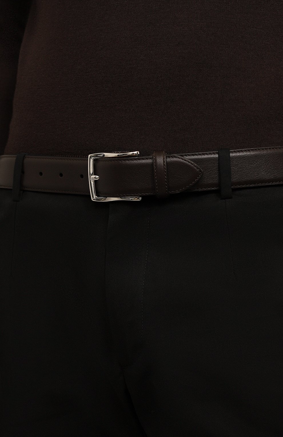 Кожаный ремень CORNELIANI, арт. 94V316-9420808, фото 2