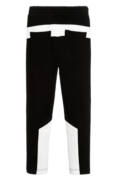 Брюки BALMAIN черно-белого цвета по цене 35150 руб., арт. 6M6547/MX120/12-16, фото 2 Брюки BALMAIN, арт. 6M6547/MX120/12-16, фото 2