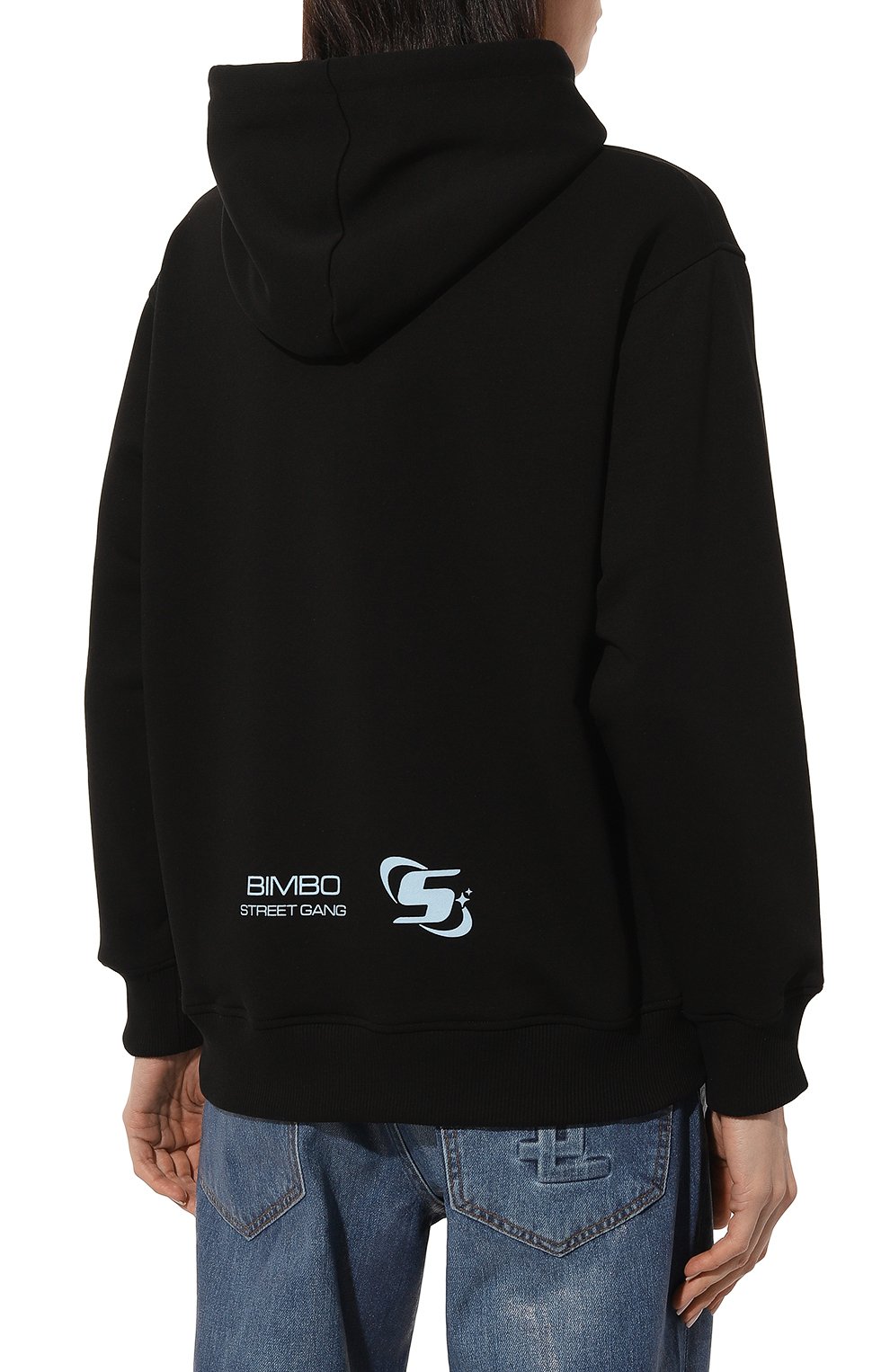 Хлопковое худи SUBTERRANEI черного цвета по цене 30000 руб., арт. P23subss23-029, фото 4 Хлопковое худи SUBTERRANEI, арт. P23subss23-029, фото 4