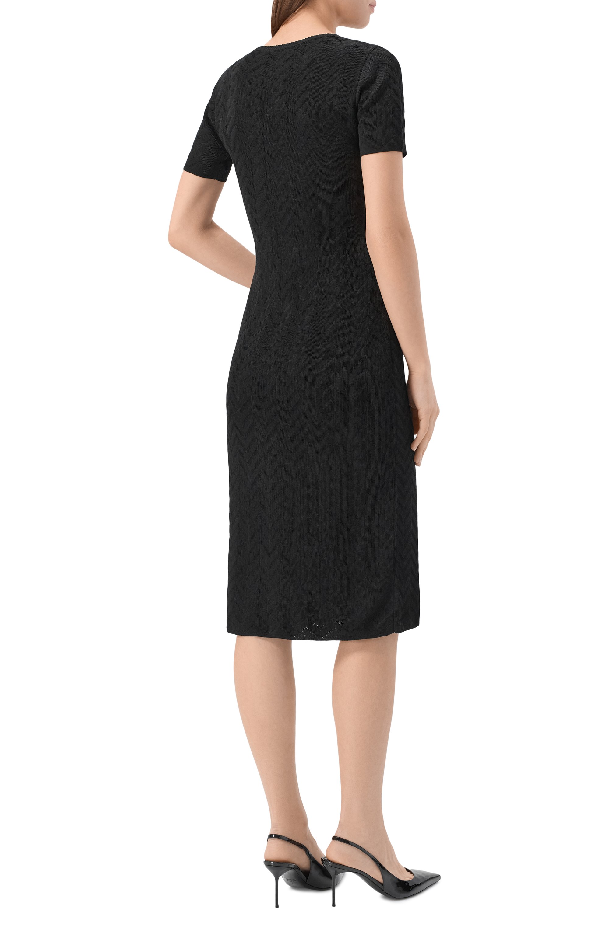 Платье из хлопка и вискозы MISSONI, а рт. DC26SG02/BK01H2, фото 3