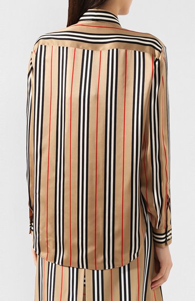 Шелковая рубашка BURBERRY, арт. 8011074, фото 4