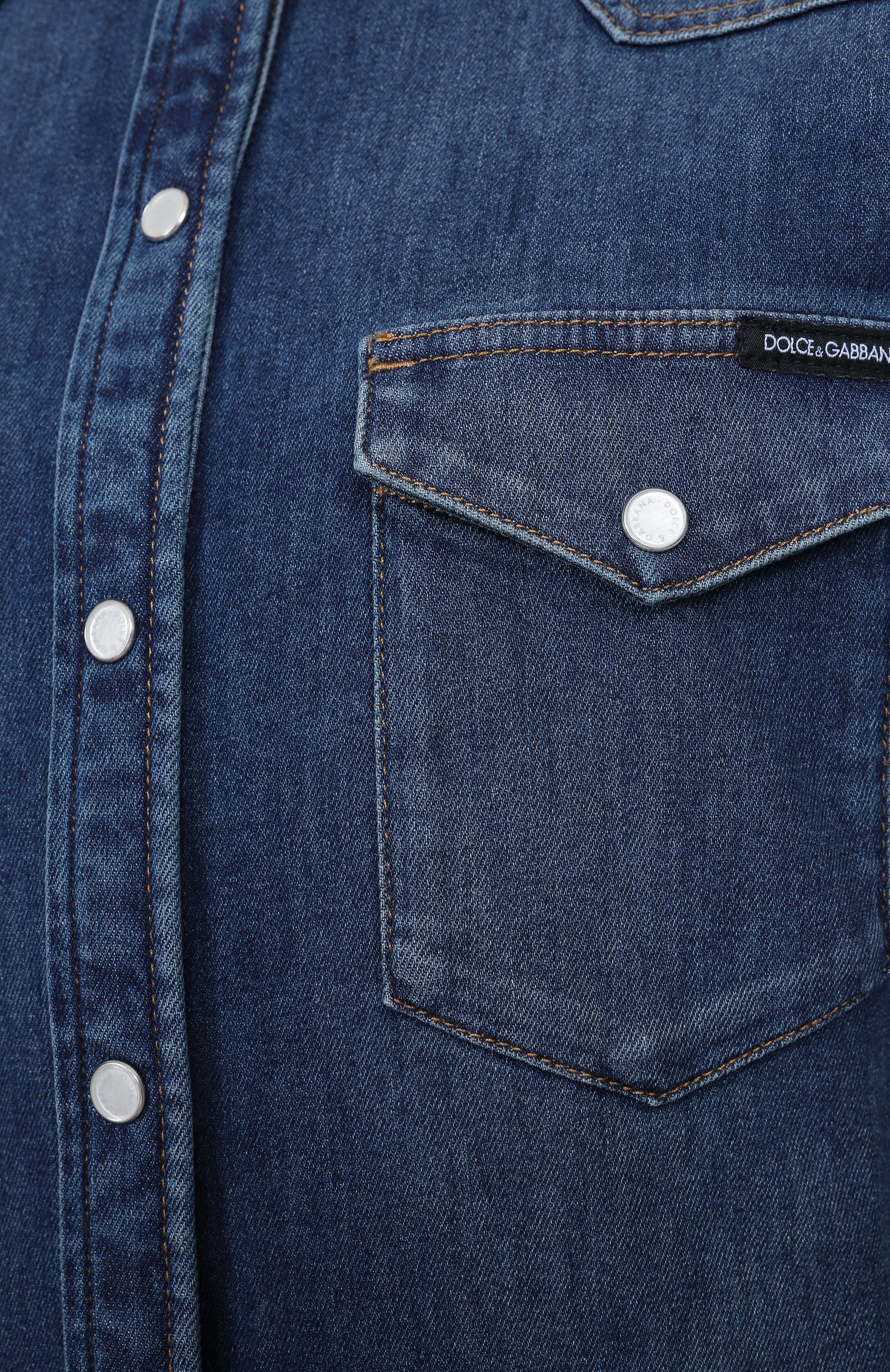 Джинсовая рубашка DOLCE & GABBANA, арт. F5T34D/G8MS1, фото 6
