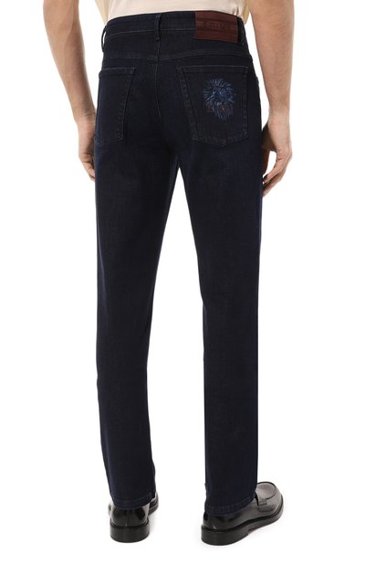 Джинсы ZILLI темно-синего цвета по цене 134000 руб., арт. J5T001M0410VLW000, фото 4 Джинсы ZILLI, арт. J5T001M0410VLW000, фото 4