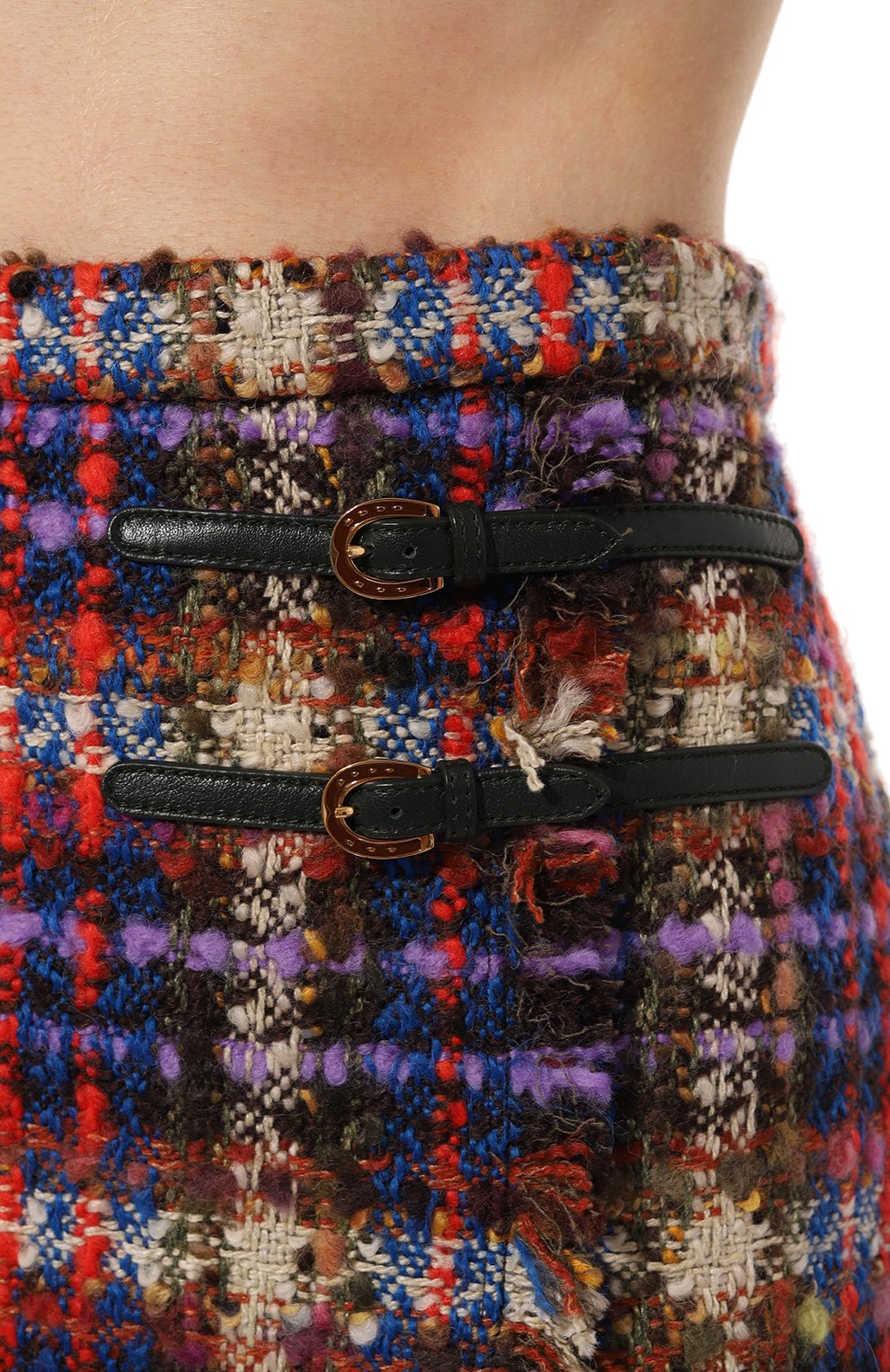 Юбка из шерсти и хлопка GUCCI разноцветного цвета по цене 141120 руб., арт. 609774 Z8AIB, фото 5 Юбка из шерсти и хлопка GUCCI, арт. 609774 Z8AIB, фото 5