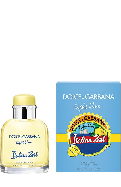 Туалетная вода light blue pour homme italian zest (75ml) DOLCE & GABBANA, арт. 3045750DG, фото 1