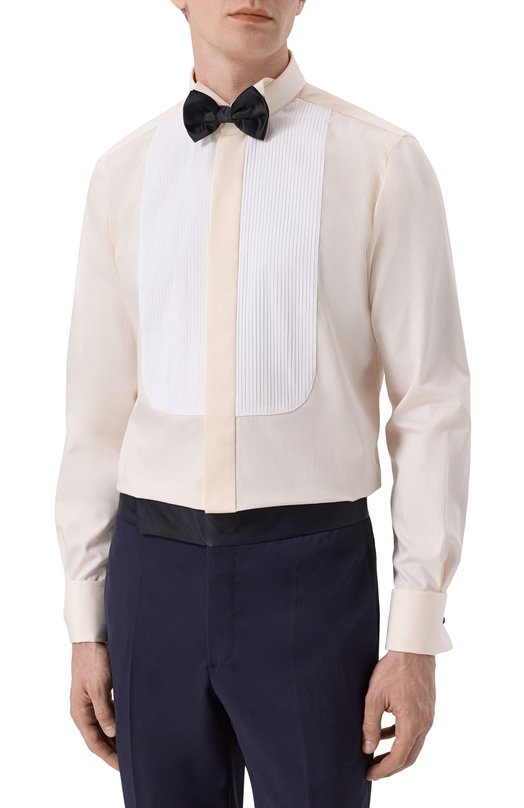 Хлопковая сорочка Alessandro Gherardi BSE-T12-7D/P102 Кремовый  BSE-T12-7D/P102 Фото 3