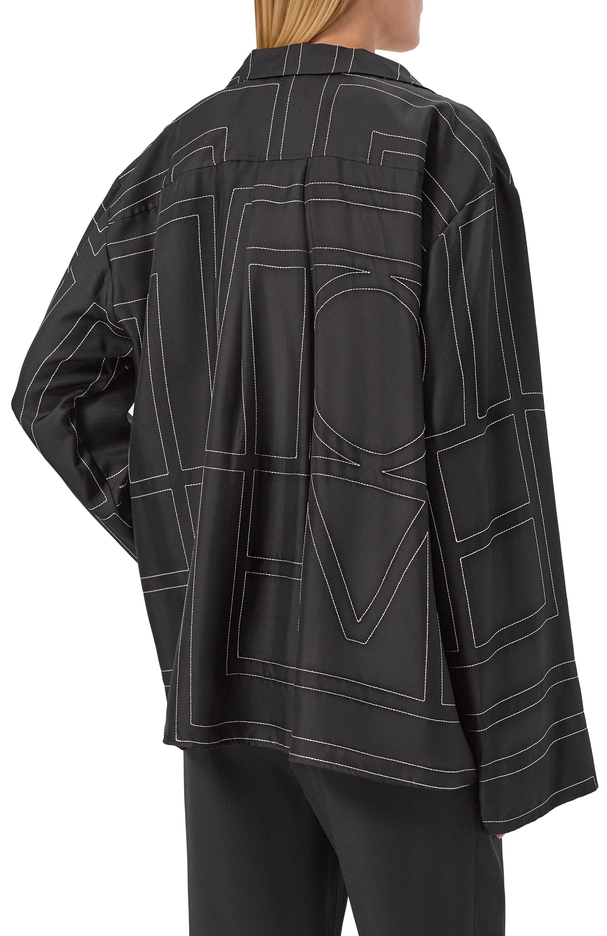 Шелковая рубашка TOTEME, арт. 213-755-707, фото 4