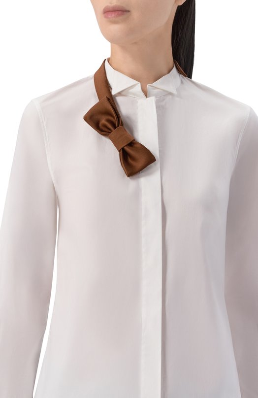 Хлопковая рубашка Dorothee Schumacher 348926 Белый  348926 Фото 5