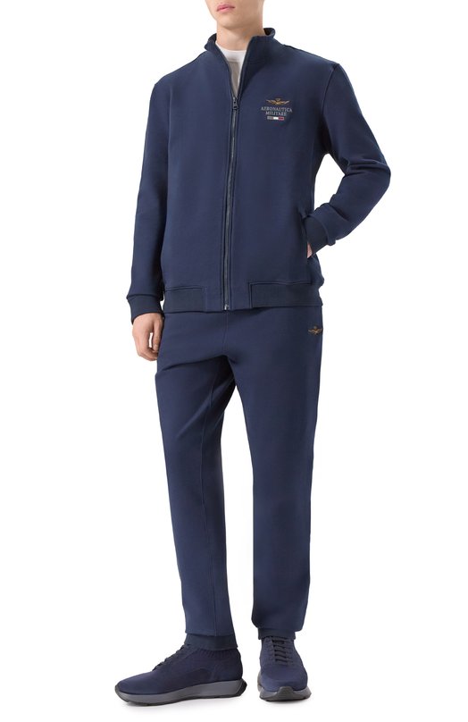 Хлопковый спортивный костюм Aeronautica Militare TF0102UF00662 Синий TF0102UF00662