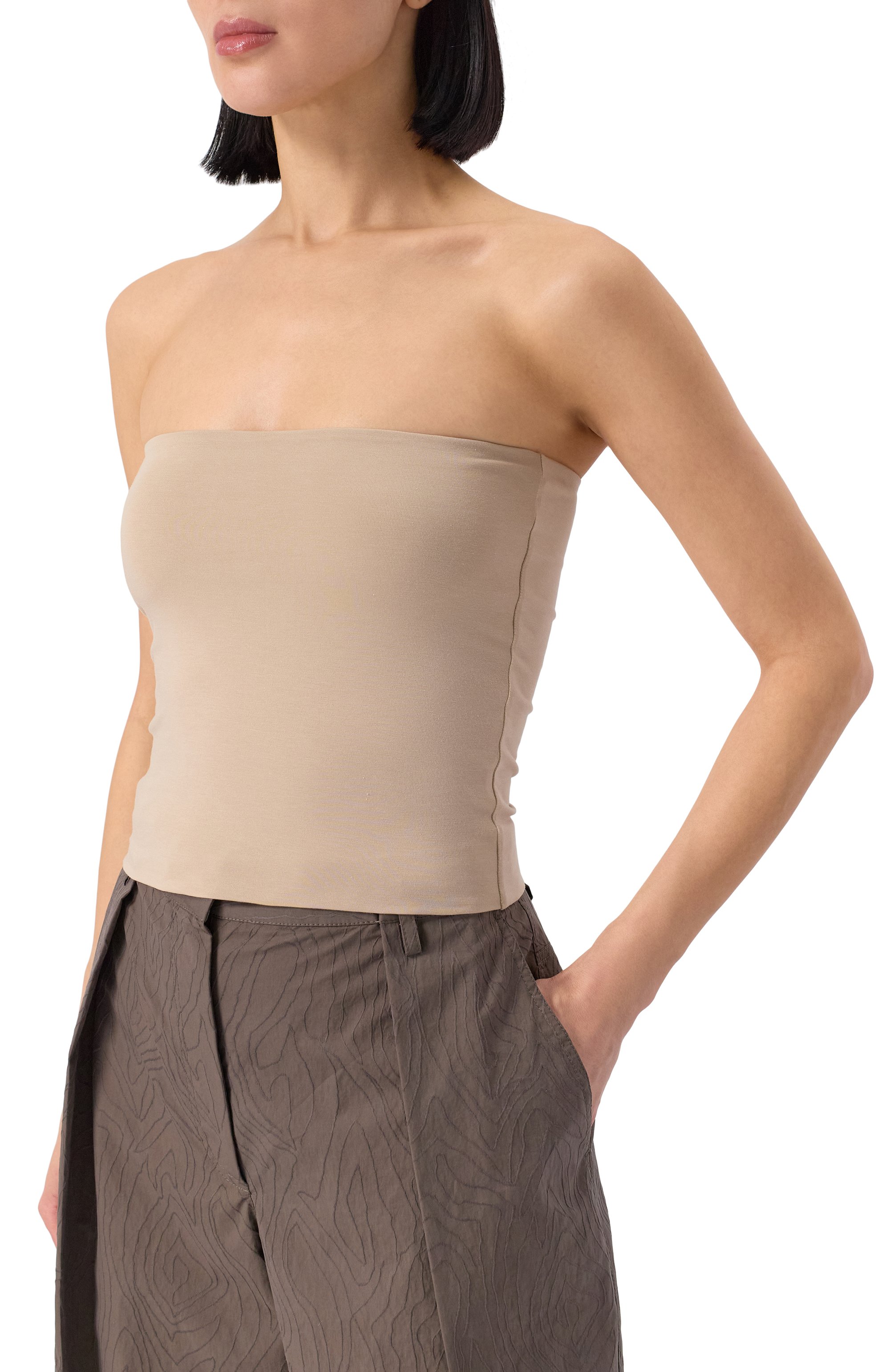 Топ с отделкой пайетками BRUNELLO CUCINELLI, арт. MRTR20920, фото 7