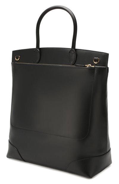 Кожаная сумка-тоут society BURBERRY, арт. 8020970, фото 3