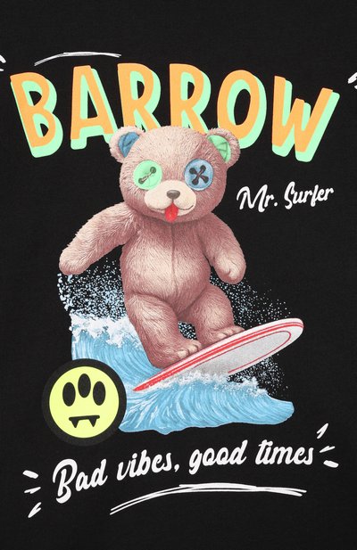 Хлопковая футболка BARROW, арт. S6BKJUTH239, фото 3