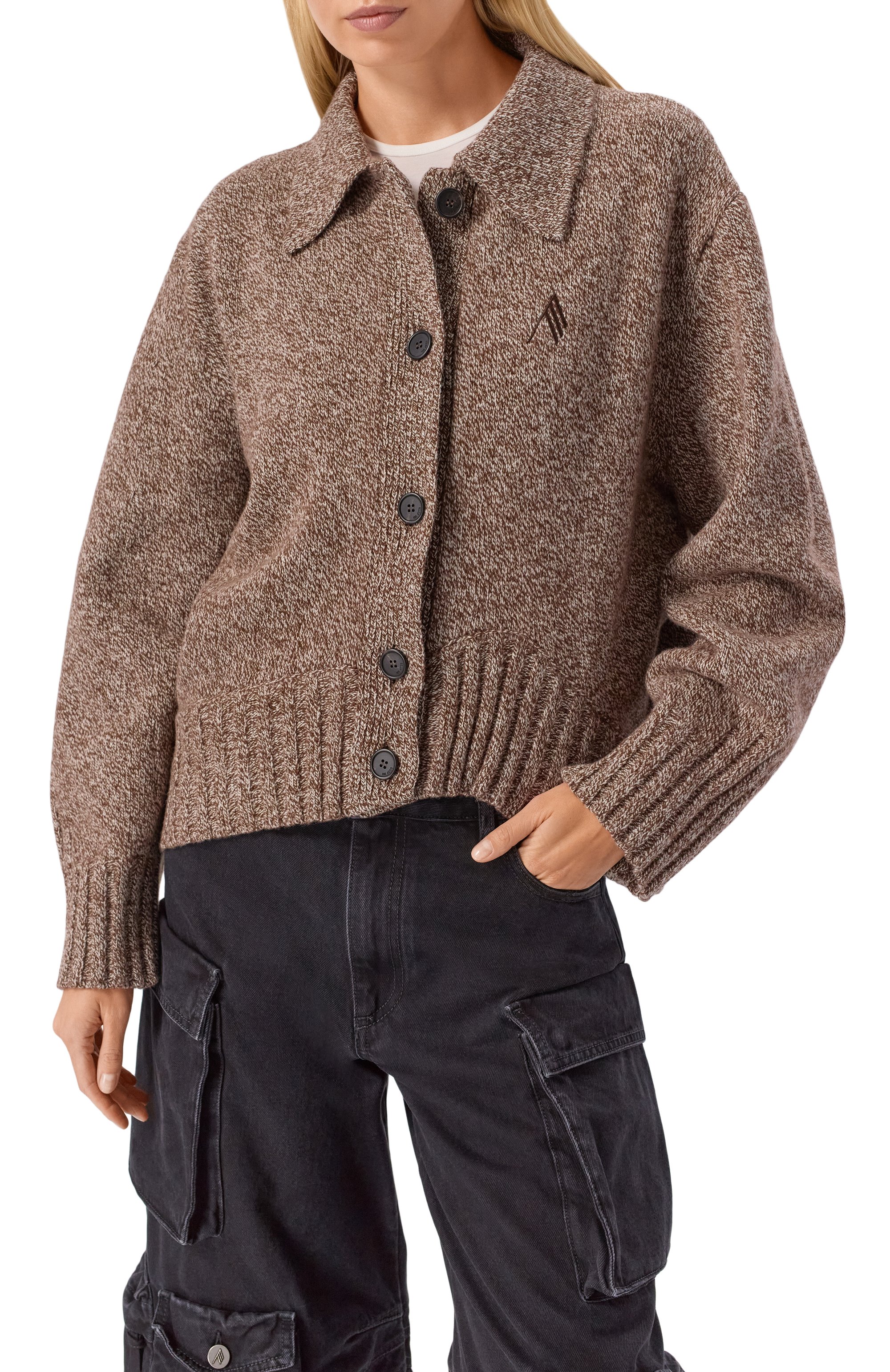 Кардиган из шерсти и кашемира THE ATTICO, арт. 260WCD00013/KWS012AA, фото 3