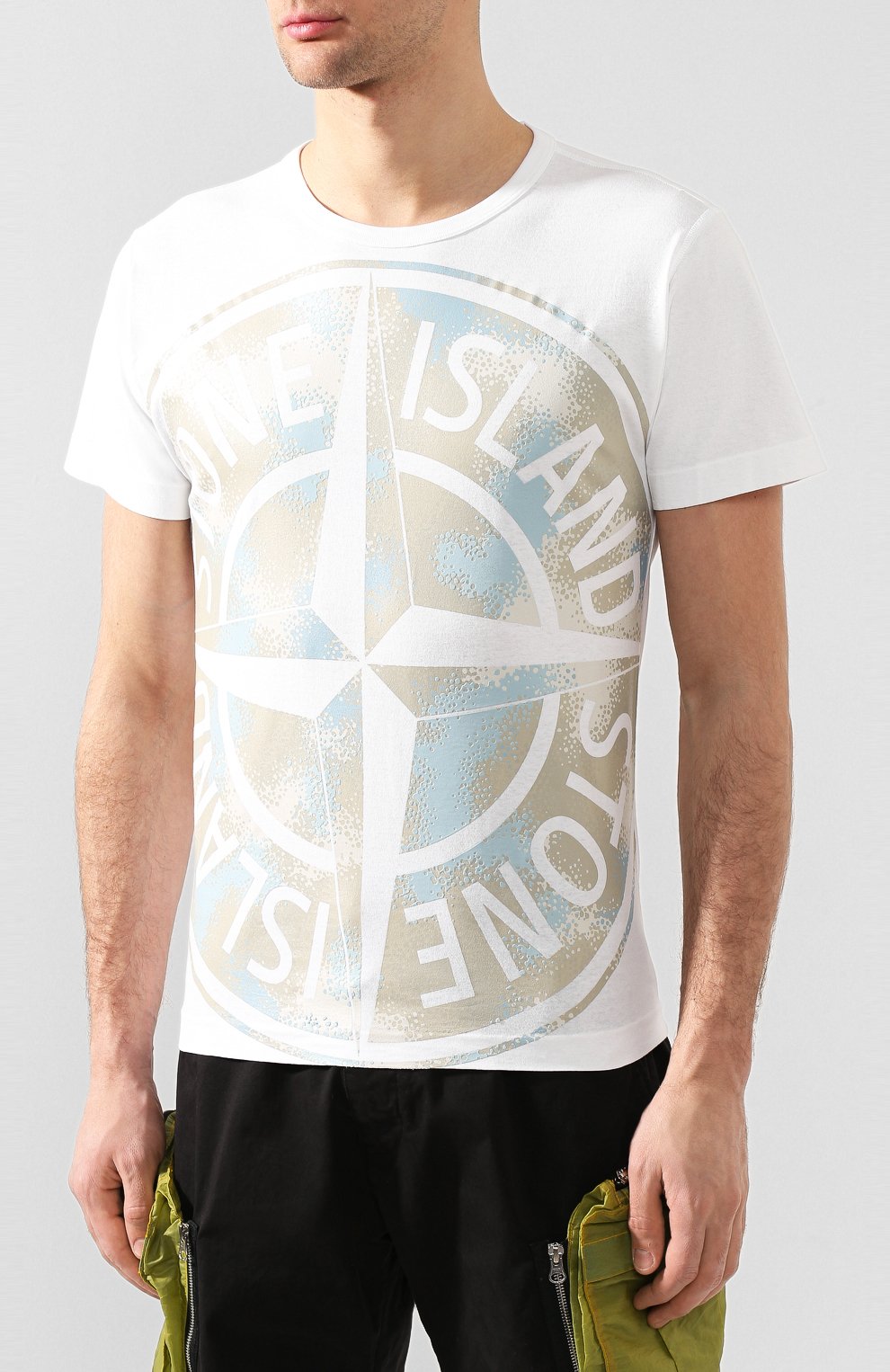 Хлопковая футболка STONE ISLAND, арт. 721523388, фото 3