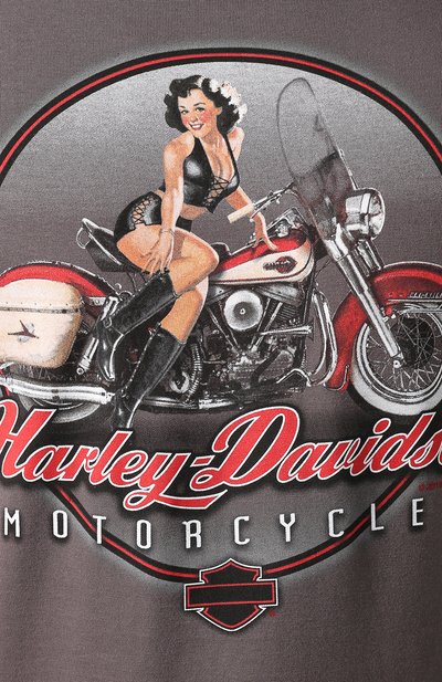 Хлопковая футболка exclusive for moscow HARLEY-DAVIDSON, арт. R003089, фото 5