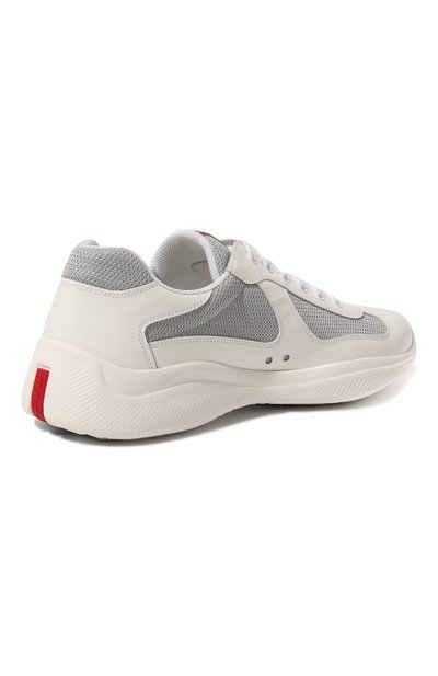 Комбинированные кроссовки america's cup PRADA, арт. 4E3400-ASZ-F0J36, фото 5