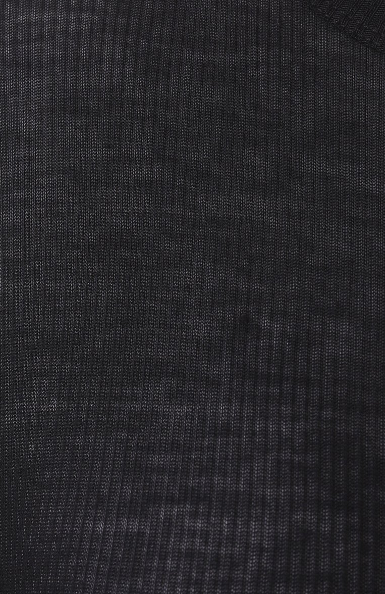 Женский пуловер из вискозы и хлопка ANN DEMEULEMEESTER черного цвета, арт. B0011488/FA570 | Фото 6 (Рукава: Длинные; Материал внешний: Вискоза; Длина (для топов): Стандартные; Женское Кросс-КТ: Пуловер-одежда; Стили: Кэжуэл)