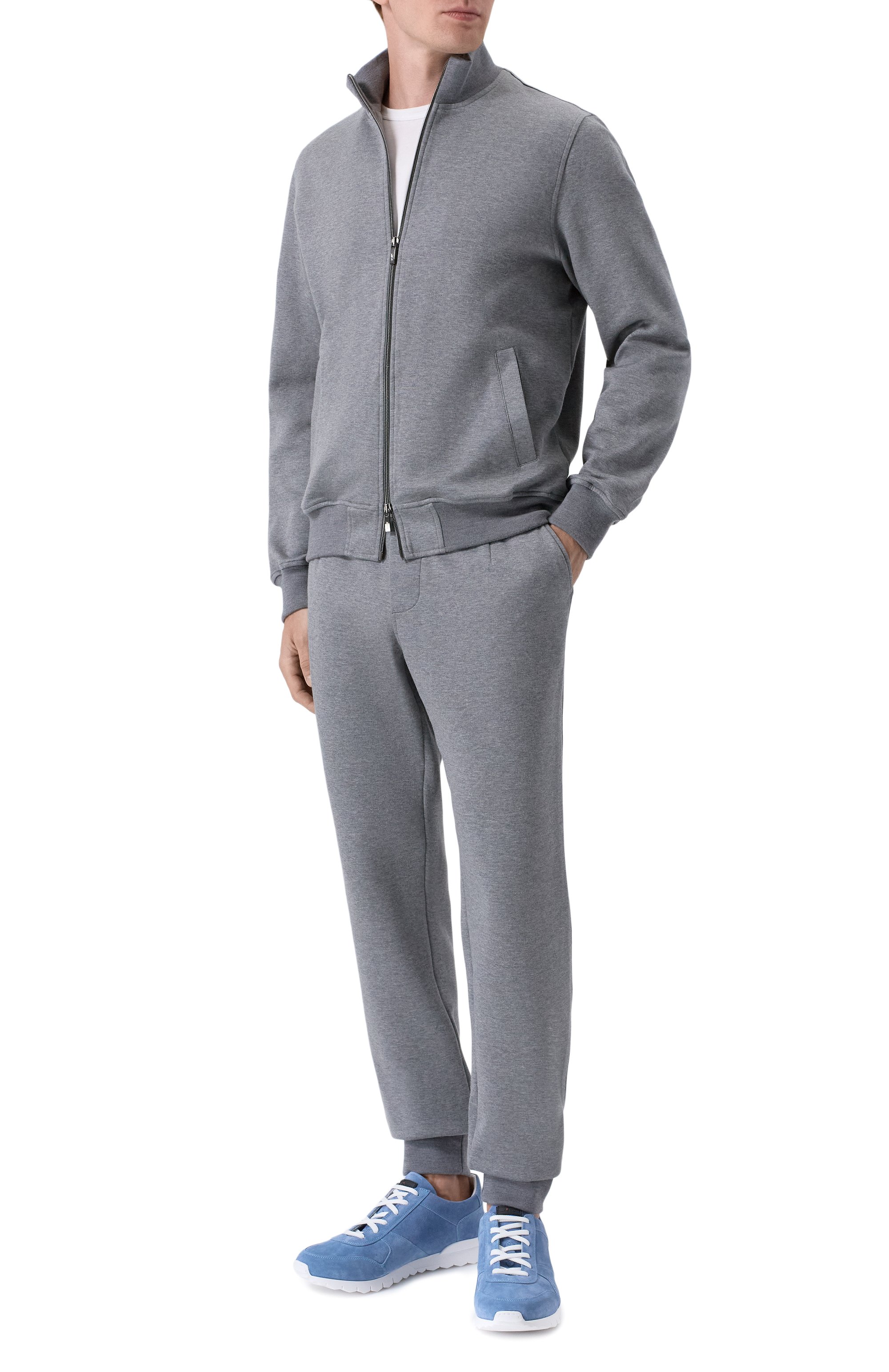 Замшевые кроссовки KITON, арт. USSA077N0010830, фото 2