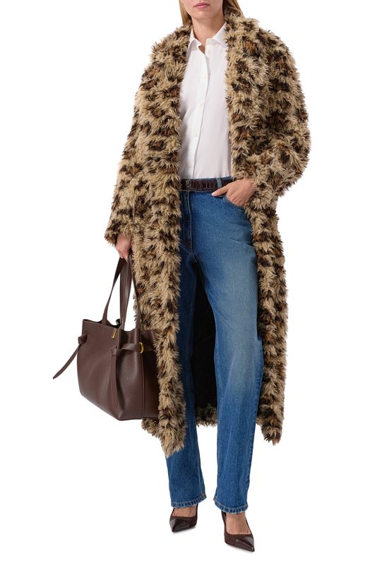 Шуба MSGM 3941MDC16/257606 Леопардовый  3941MDC16/257606 Фото 2