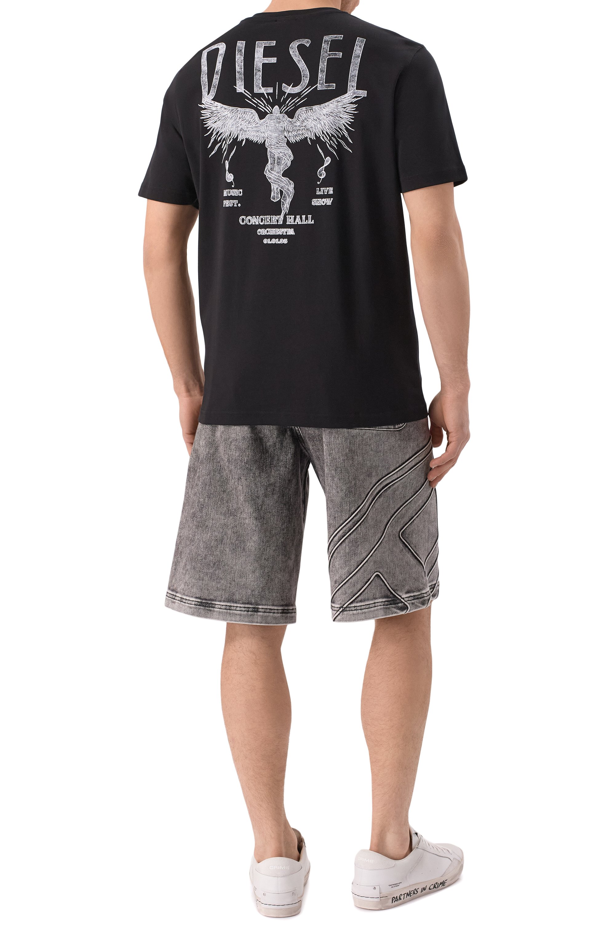 Хлопковая футболка DIESEL, арт. A18640/0AIJU, фото 2