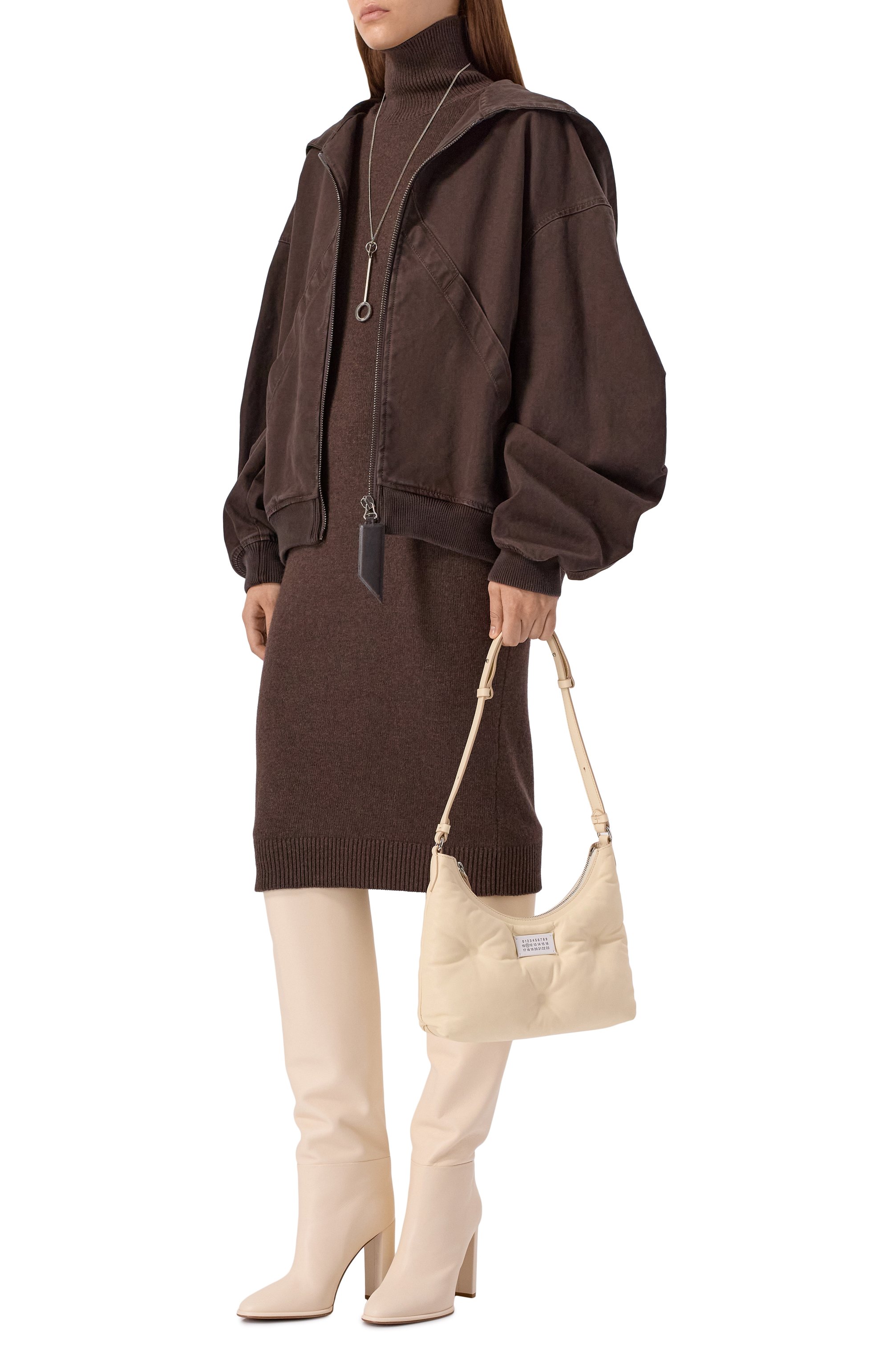 Шерстяное платье MM6, арт. S62DD0054/M13187, фото 2