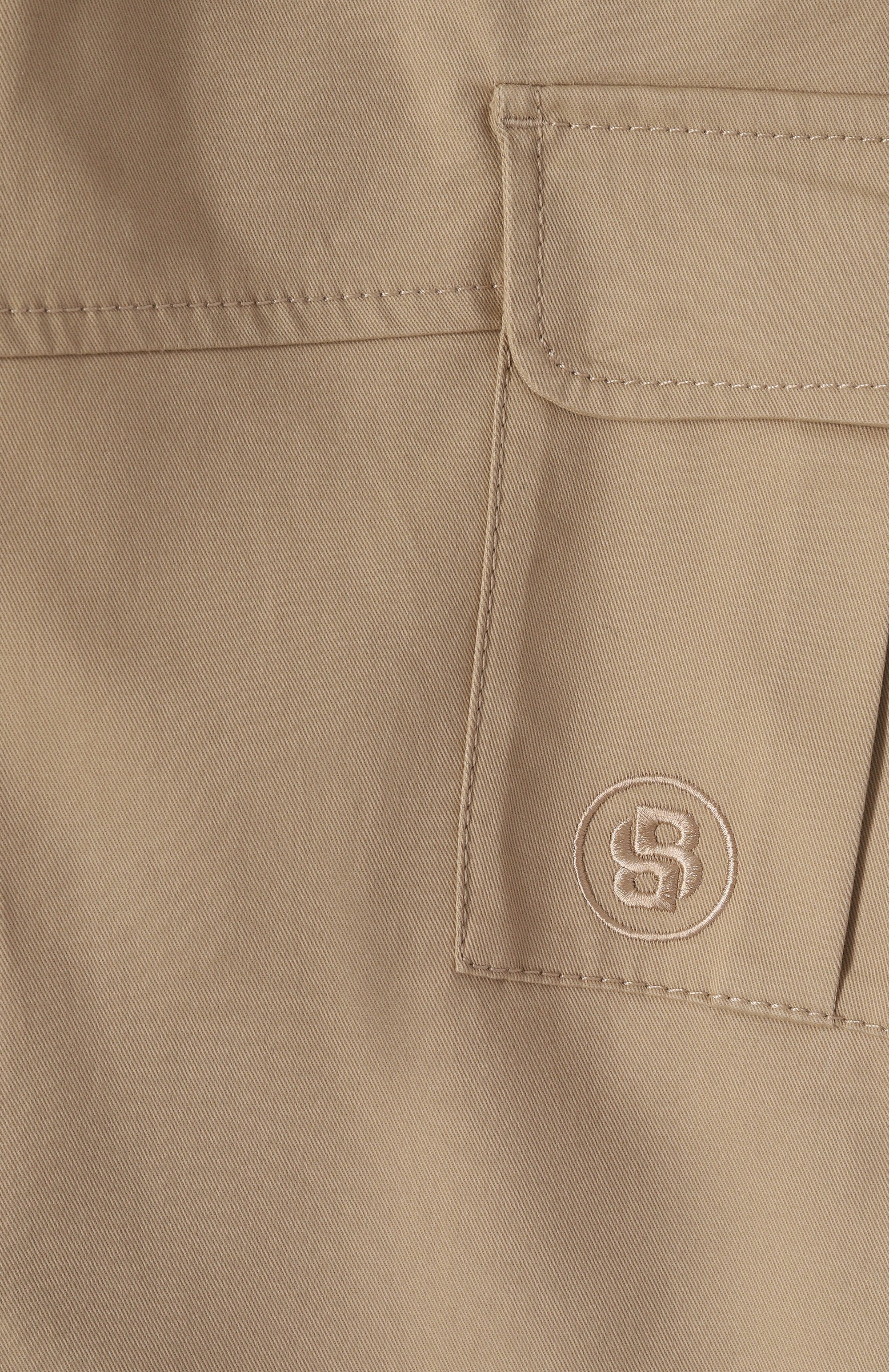 Хлопковые брюки-карго BOSS, арт. J51979, фото 3