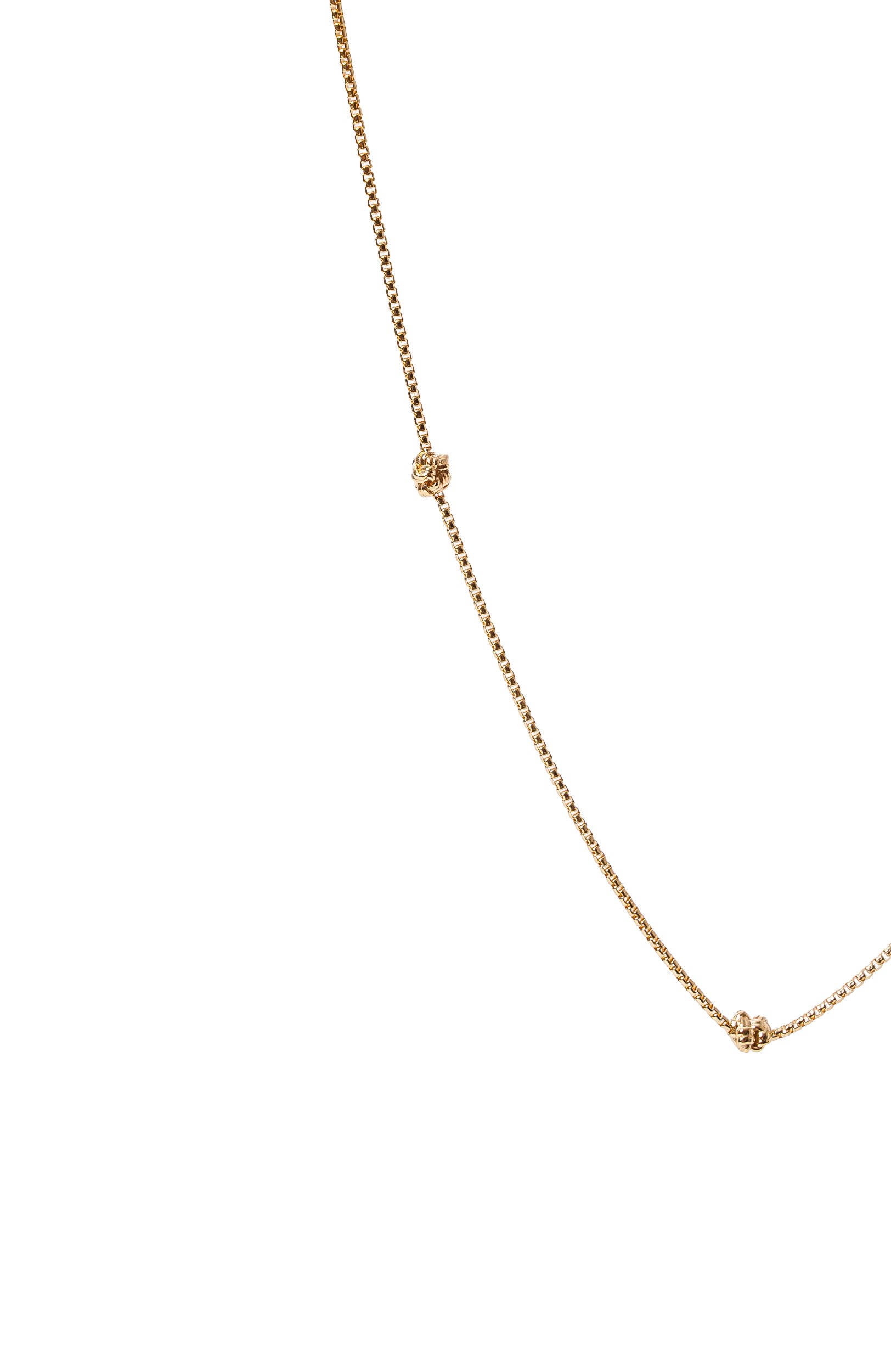 Колье BOTTEGA VENETA золотого цвета по цене 92450 руб., арт. 865787/VAHU0, фото 3 Колье BOTTEGA VENETA, арт. 865787/VAHU0, фото 3