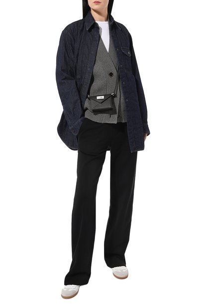 Кожаные кеды feather MAISON MARGIELA белого цвета по цене 48650 руб., арт. S58WS0236/P4308, фото 2 Кожаные кеды feather MAISON MARGIELA, арт. S58WS0236/P4308, фото 2