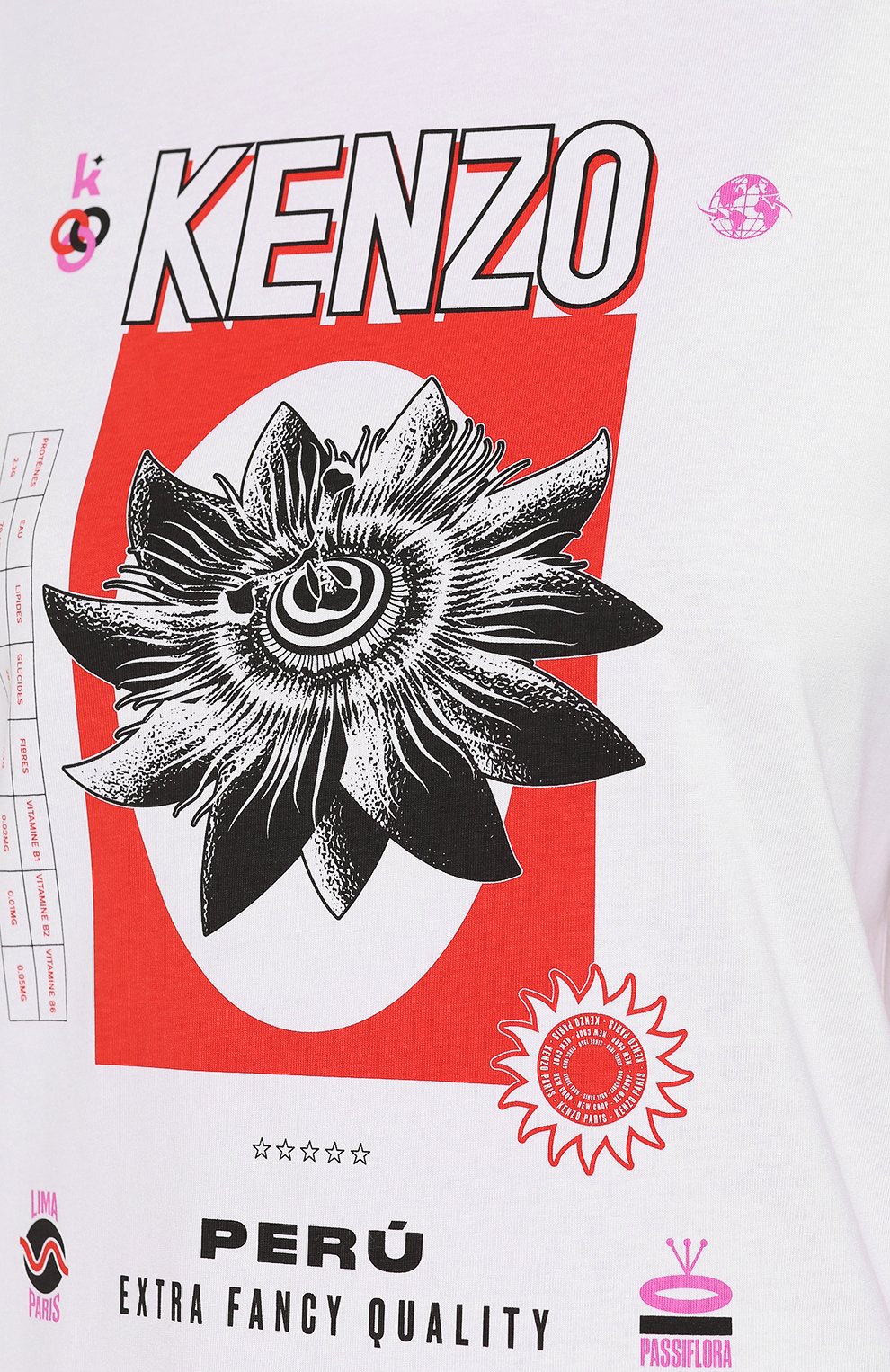 Хлопковая футболка KENZO, арт. F962TS804937, фото 5